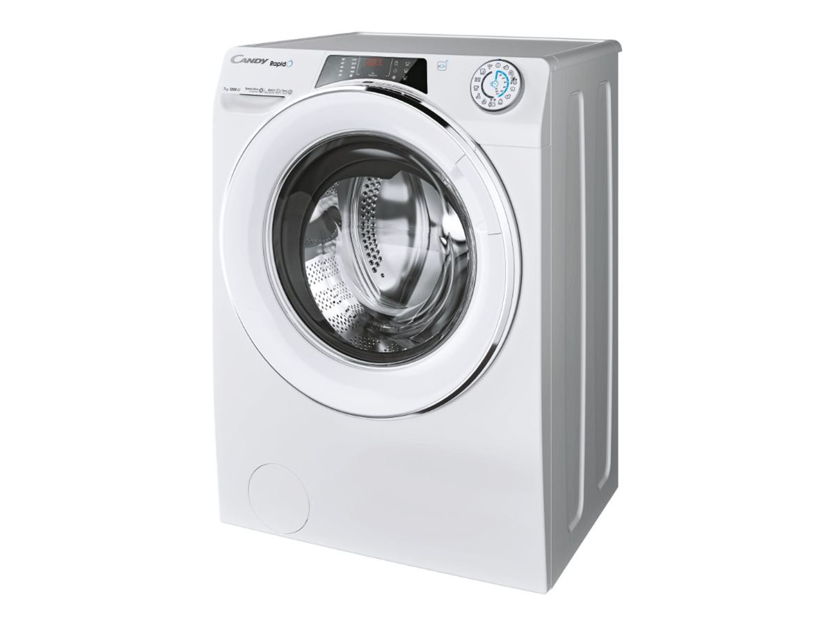Candy RO41274DWMCT/1-S Washing Machine, A, Front loading, Depth 40 cm, 7 kg, White | Candy