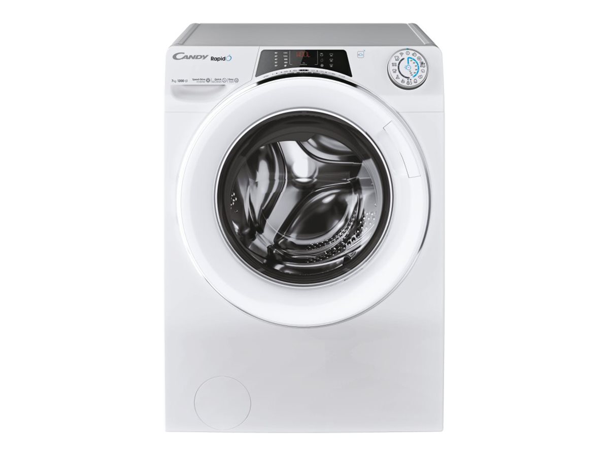 Candy RO41274DWMCT/1-S Washing Machine, A, Front loading, Depth 40 cm, 7 kg, White | Candy - Image 2