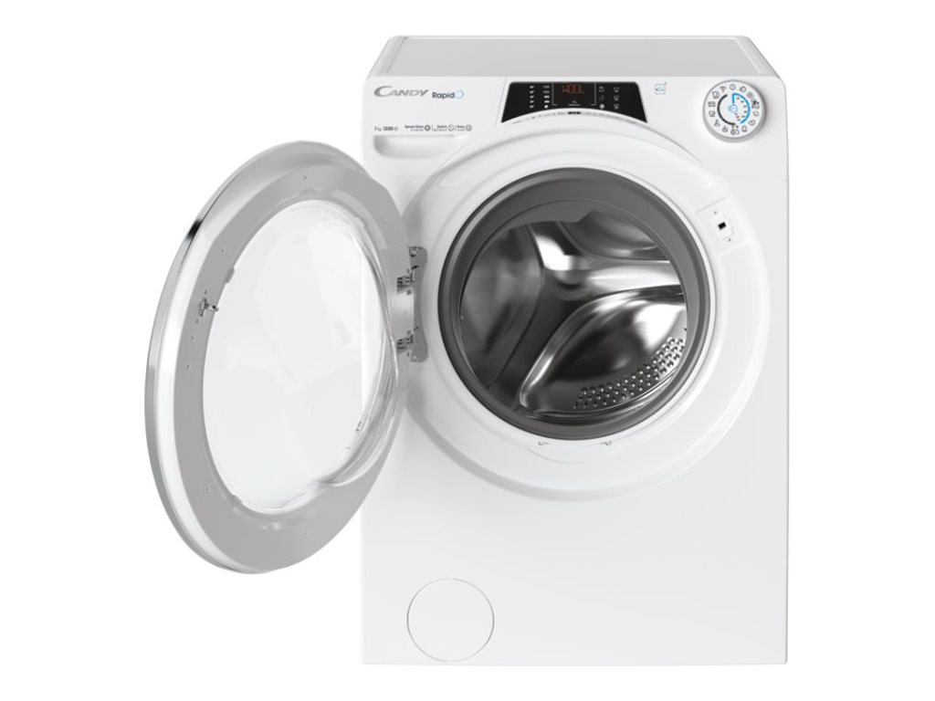 Candy RO41274DWMCT/1-S Washing Machine, A, Front loading, Depth 40 cm, 7 kg, White | Candy - Image 4