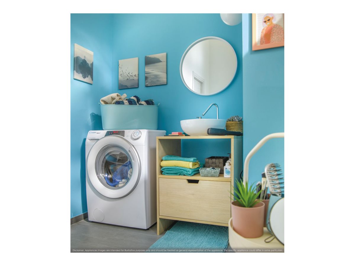 Candy RO41274DWMCT/1-S Washing Machine, A, Front loading, Depth 40 cm, 7 kg, White | Candy - Image 12