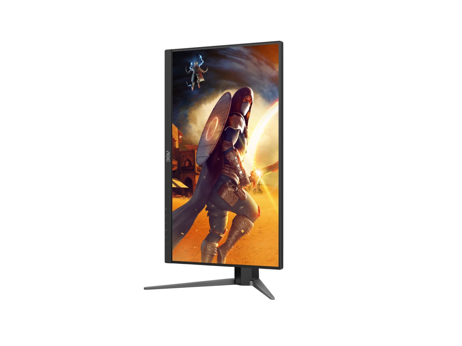 AOC | 24G4HA | 24 " | Fast IPS | FHD | 16:9 | 200 Hz | 0.5 ms | 1920 x 1080 pixels | 300 cd/m² | HDMI ports quantity 2 | Black, Red - Image 4