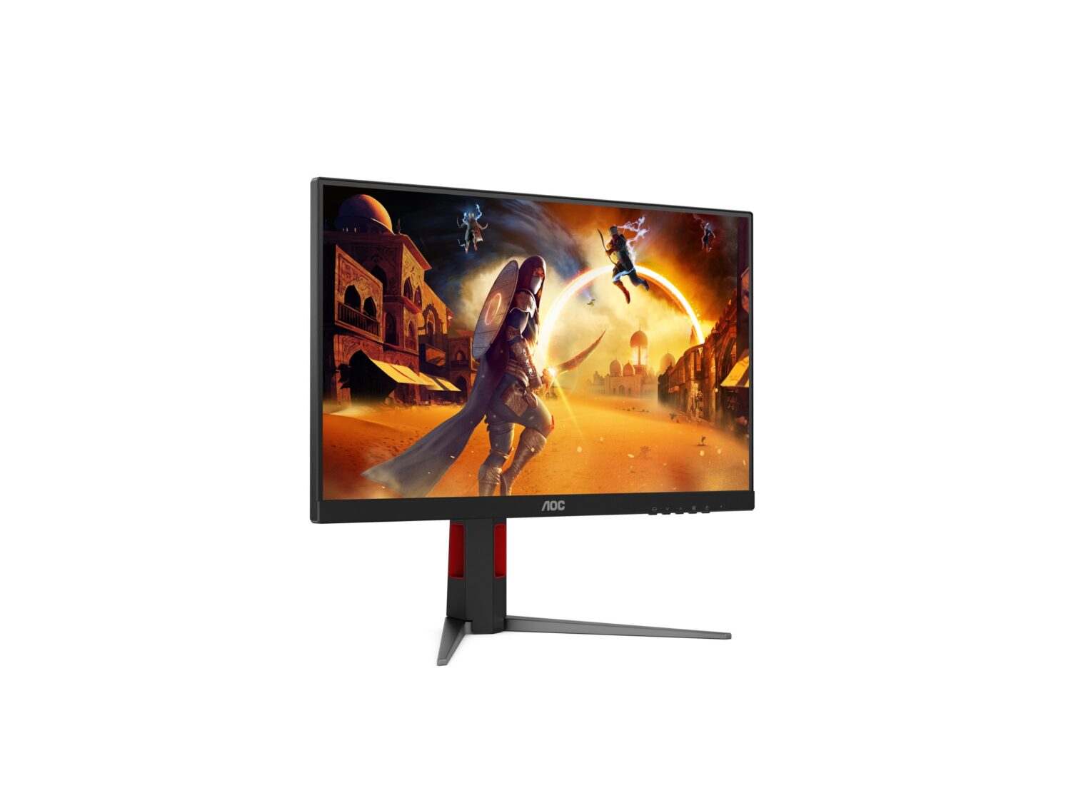 AOC | 24G4HA | 24 " | Fast IPS | FHD | 16:9 | 200 Hz | 0.5 ms | 1920 x 1080 pixels | 300 cd/m² | HDMI ports quantity 2 | Black, Red - Image 7