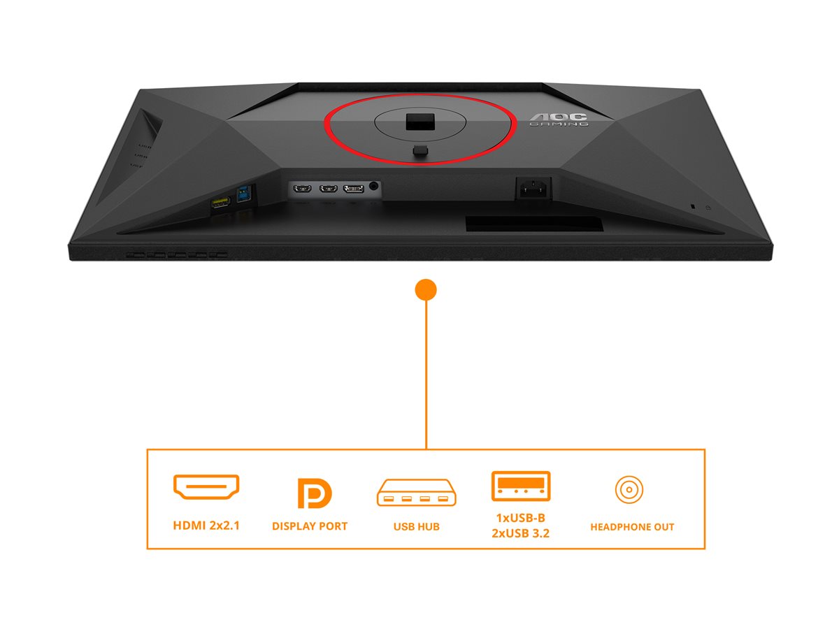 AOC | Q27G4SRU | 27 " | Fast IPS | QHD | 16:9 | 320 Hz | 0.3 ms | 2560 x 1440 pixels | 400 cd/m² | HDMI ports quantity 2 | Black - Image 16