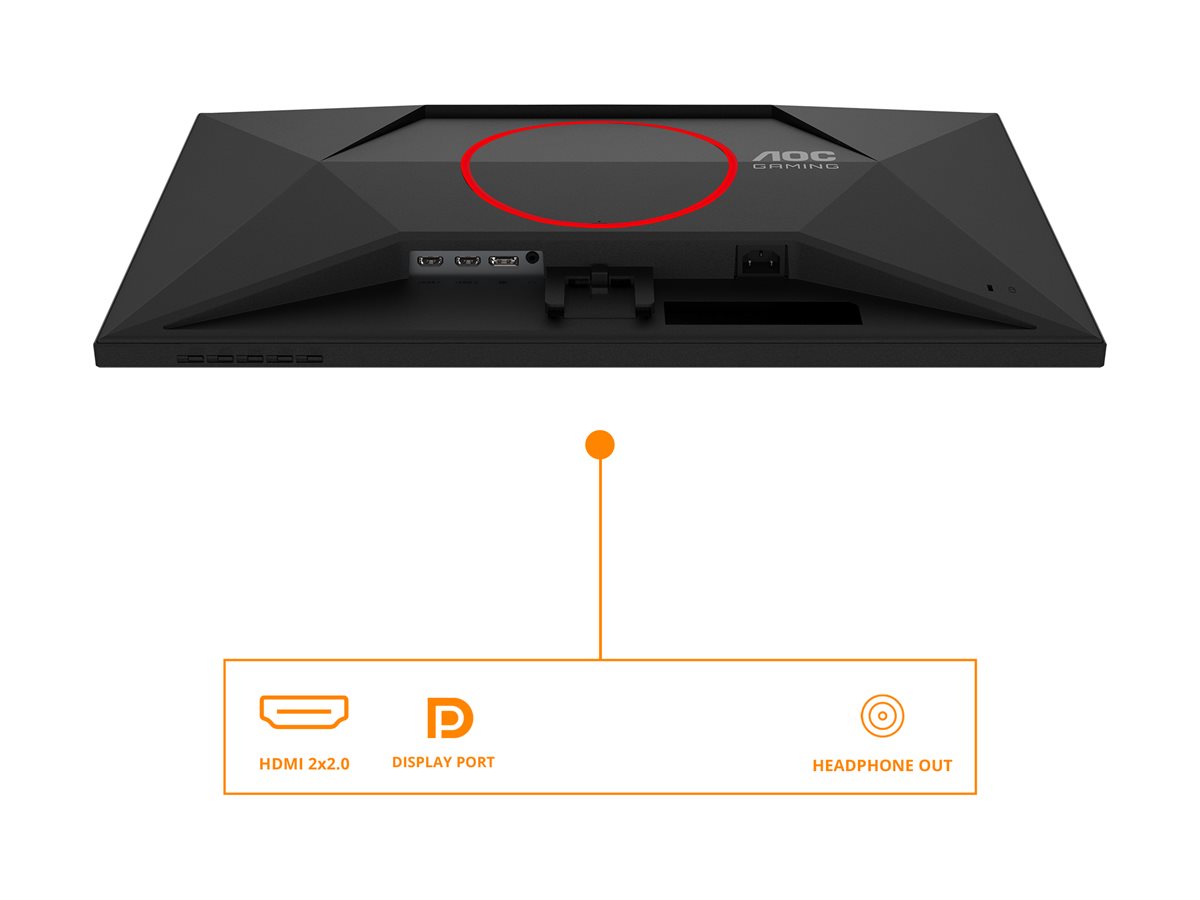 AOC | 27G4HRE | 27 " | Fast IPS | FHD | 16:9 | 200 Hz | 1 ms | 1920 x 1080 pixels | 300 cd/m² | HDMI ports quantity 2 | Black - Image 19