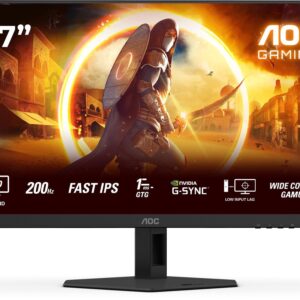 AOC | 27G4HRE | 27 " | Fast IPS | FHD | 16:9 | 200 Hz | 1 ms | 1920 x 1080 pixels | 300 cd/m² | HDMI ports quantity 2 | Black