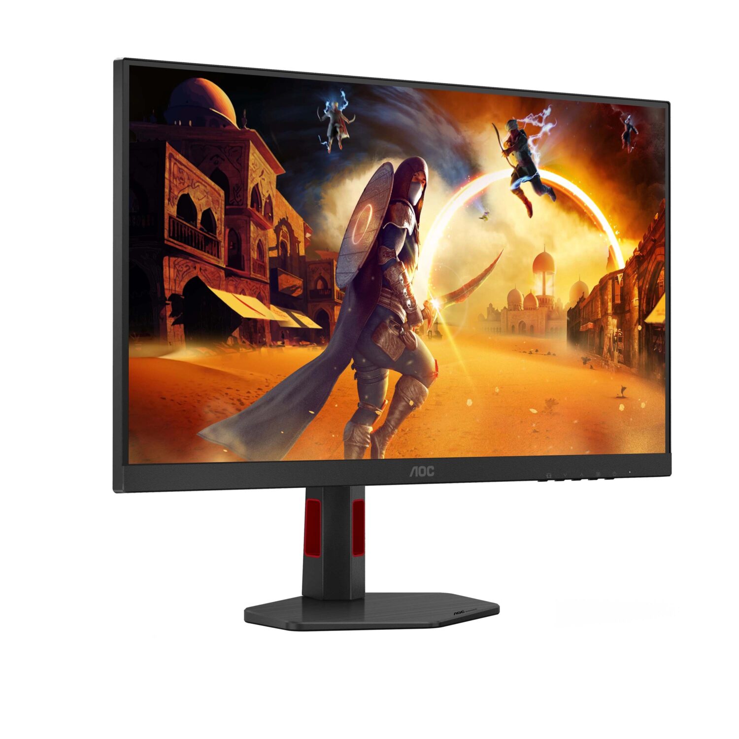 AOC | U27G4R | 27 " | Fast IPS | UHD | 16:9 | 120 Hz | 1 ms | 3840 x 2160 pixels | 400 cd/m² | HDMI ports quantity 2 | Black - Image 2