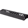 Lanberg 19" Cable managmement 1U, Type A, Plastic | AK-1703-B | Black
