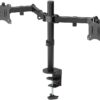 Goobay Dual Monitor Mount Flex | Swivel, Tilt, Rotation | 17-32 " | Maximum weight (capacity) 8 kg | Black