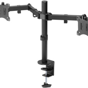 Goobay Dual Monitor Mount Flex | Swivel, Tilt, Rotation | 17-32 " | Maximum weight (capacity) 8 kg | Black