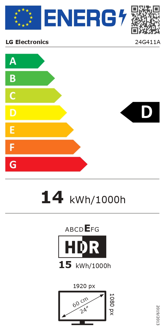 LG | 24G411A-B | 24 " | IPS | FHD | 16:9 | 120 Hz | 5 ms | 1920 x 1080 pixels | 250 cd/m² | Black - Image 3