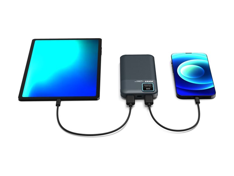 PORT CONNECT | External USB-C battery | 10000 mAh | Blue - Image 5