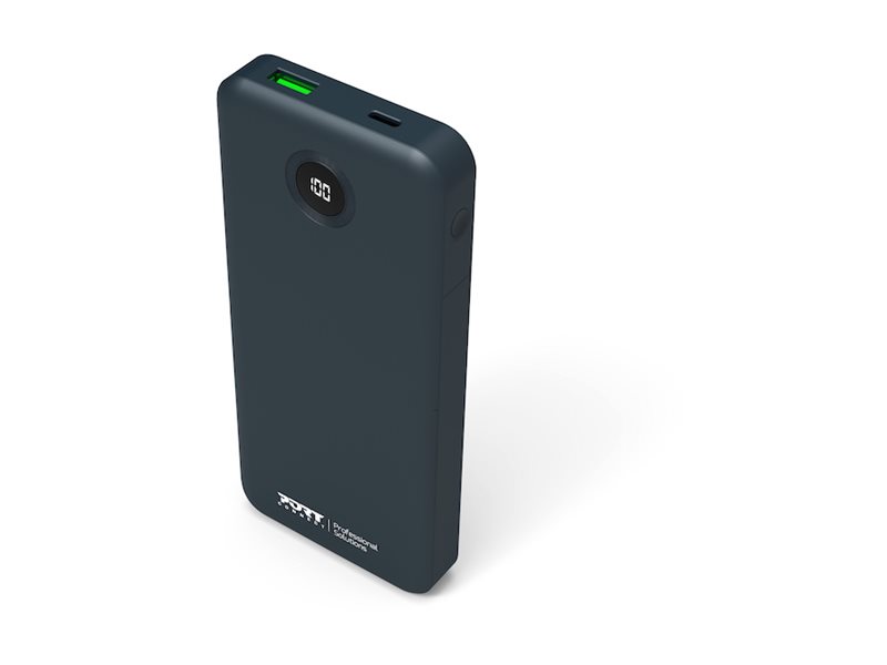 PORT CONNECT External battery 2 X USB-C PD | 10000 mAh | Blue - Image 2