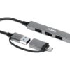 PORT CONNECT Hub USB 4 Ports Slim Combo for BtoC | PORT CONNECT