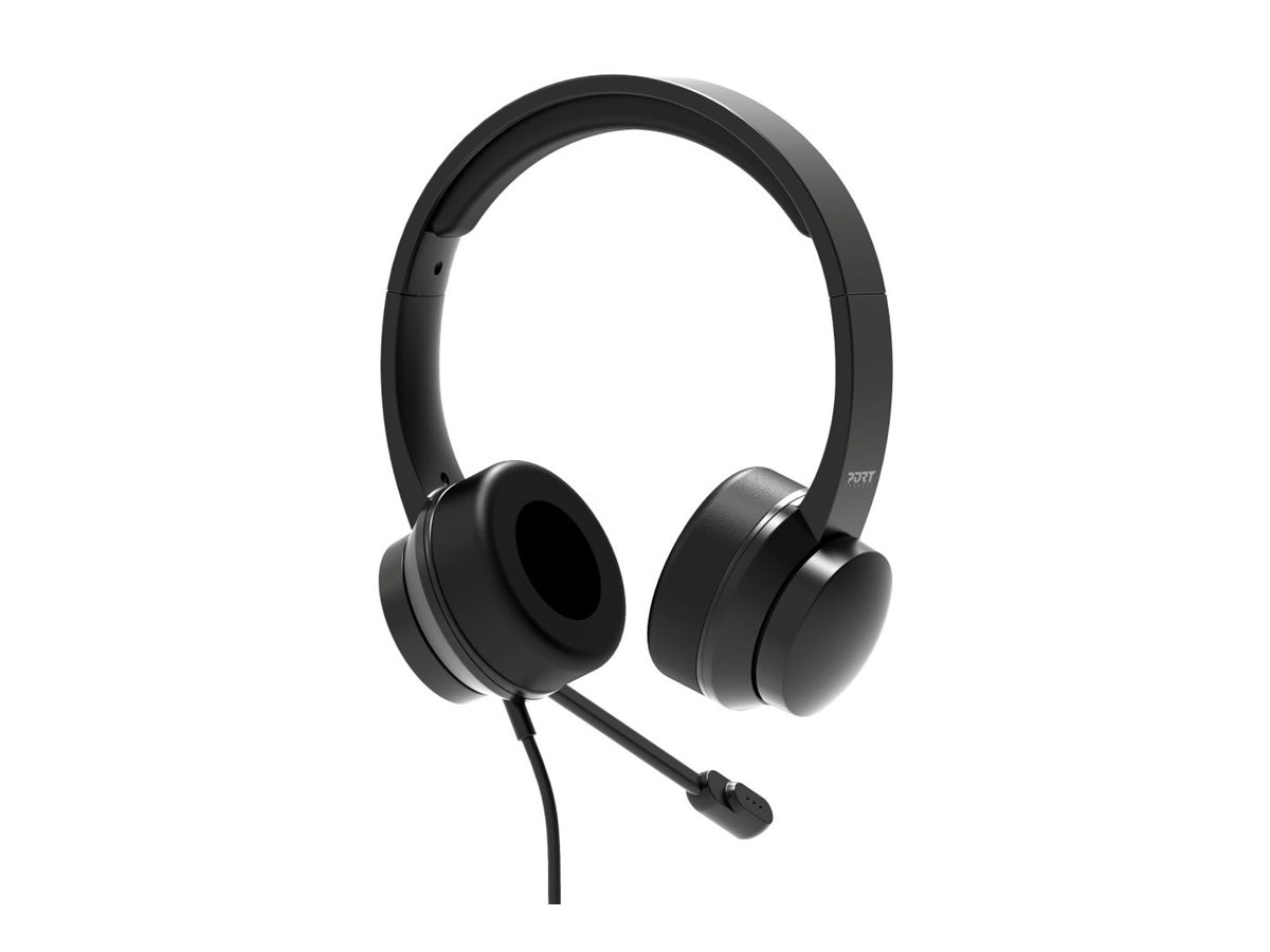 PORT CONNECT Stereo Headset Wired USB Comfort | PORT CONNECT - Image 3