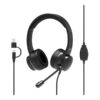 PORT CONNECT Stereo Headset Wired USB Comfort | PORT CONNECT