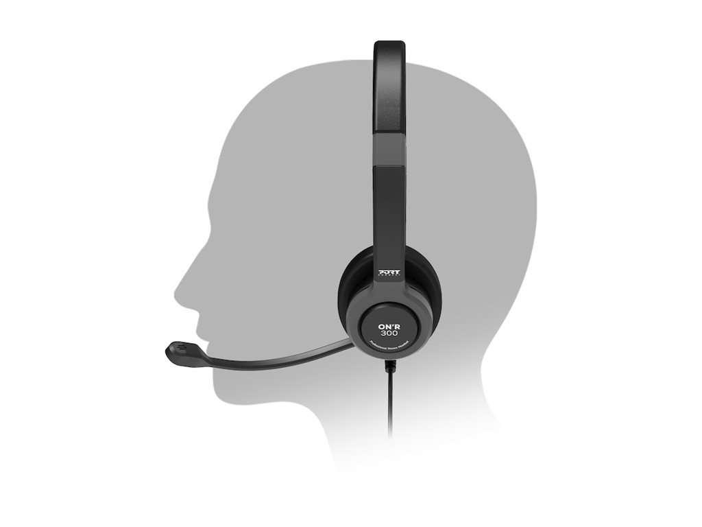 PORT CONNECT Stereo Headset Wired USB Pro - On’R 300 | PORT CONNECT - Image 8