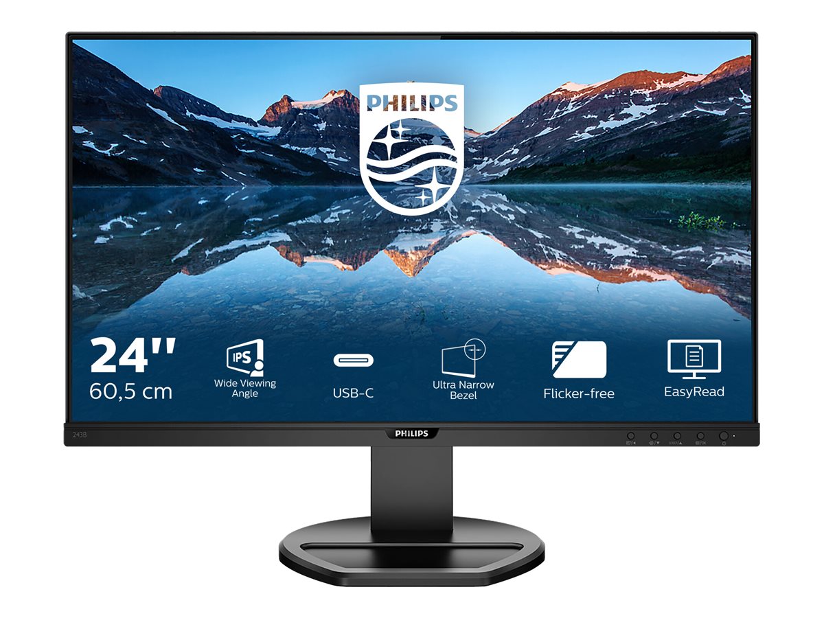 Philips | 243B9/00 | 23.8 " | IPS | FHD | 16:9 | 75 Hz | 4 ms | 1920 x 1080 pixels | 250 cd/m² | HDMI ports quantity 1 | Black - Image 5