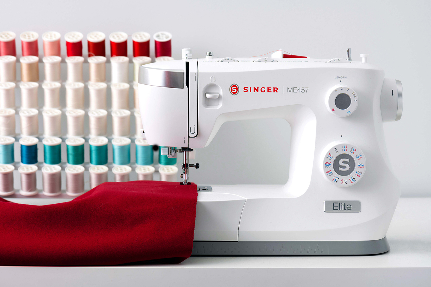 Singer Sewing Machine ME457 Number of stitches 33 Number of buttonholes 1 White - Image 9
