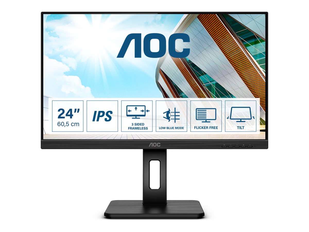 AOC | Q24P2Q | 23.8 " | IPS | QHD | 16:9 | 75 Hz | 4 ms | 2560 x 1440 | 250 cd/m² | Headphone out (3.5mm) | HDMI ports quantity 1 | Black | Warranty 36 month(s) - Image 18