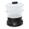 TEFAL | Food Steamer | VC139810 | Black | 800 W | Capacity 6 L | Number of baskets 2
