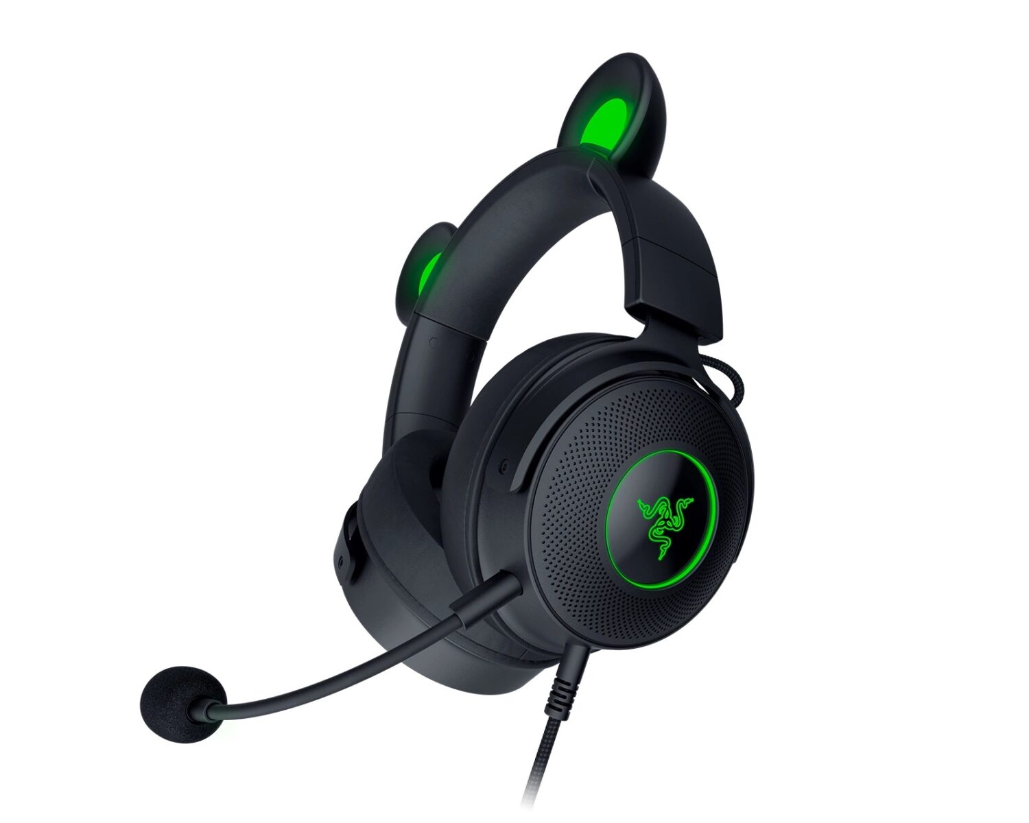 Razer | Wired | Over-Ear | Gaming Headset | Kraken V2 Pro, Kitty Edition - Image 2
