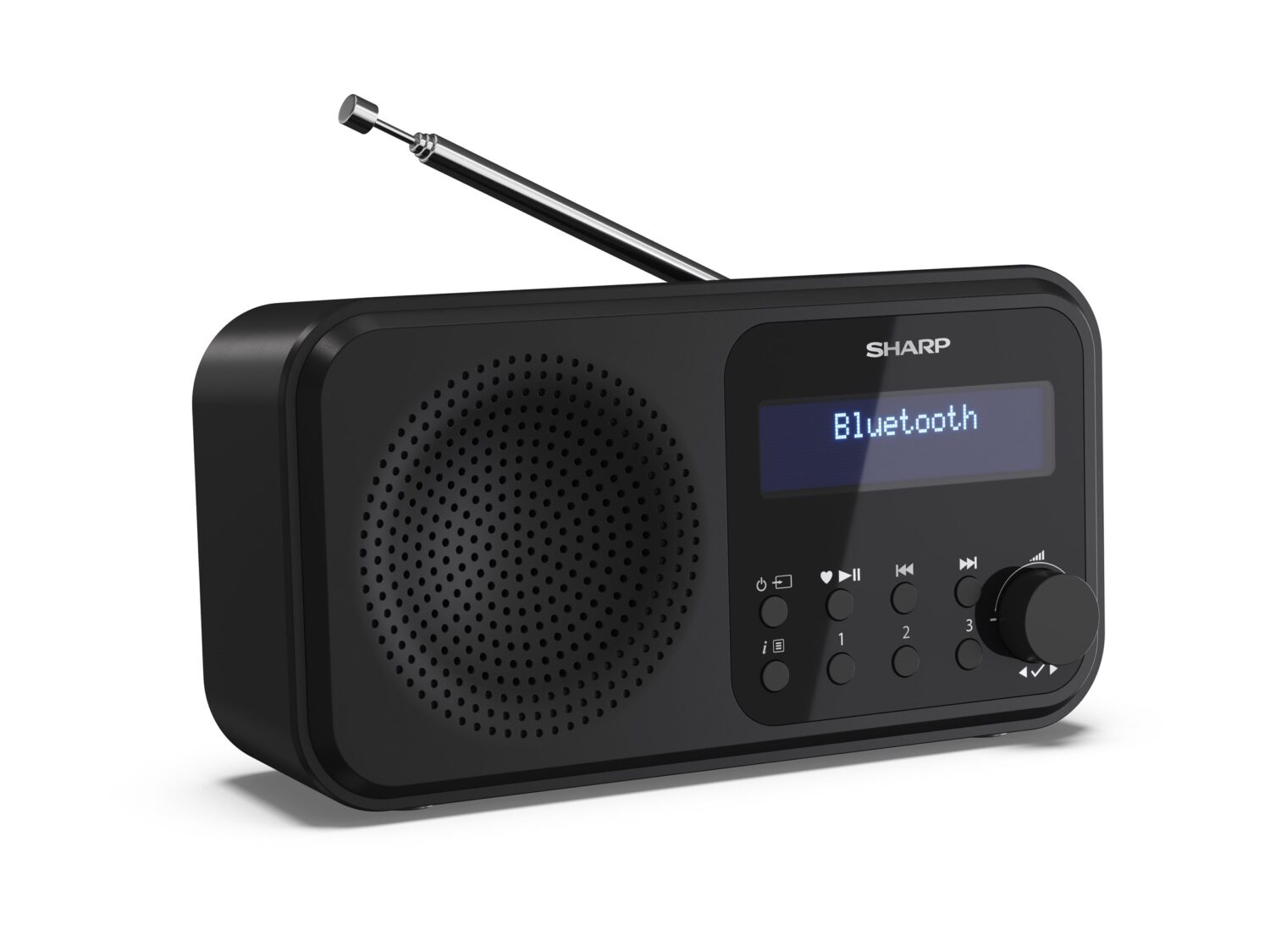 Sharp DR-P420(BK) Tokyo Portable Digital Radio, FM/DAB/DAB+, Bluetooth 5.0, USB or Battery Powered, Midnight Black | Sharp | Tokyo Portable Digital Radio | DR-P420(BK) | Bluetooth | Midnight Black - Image 6