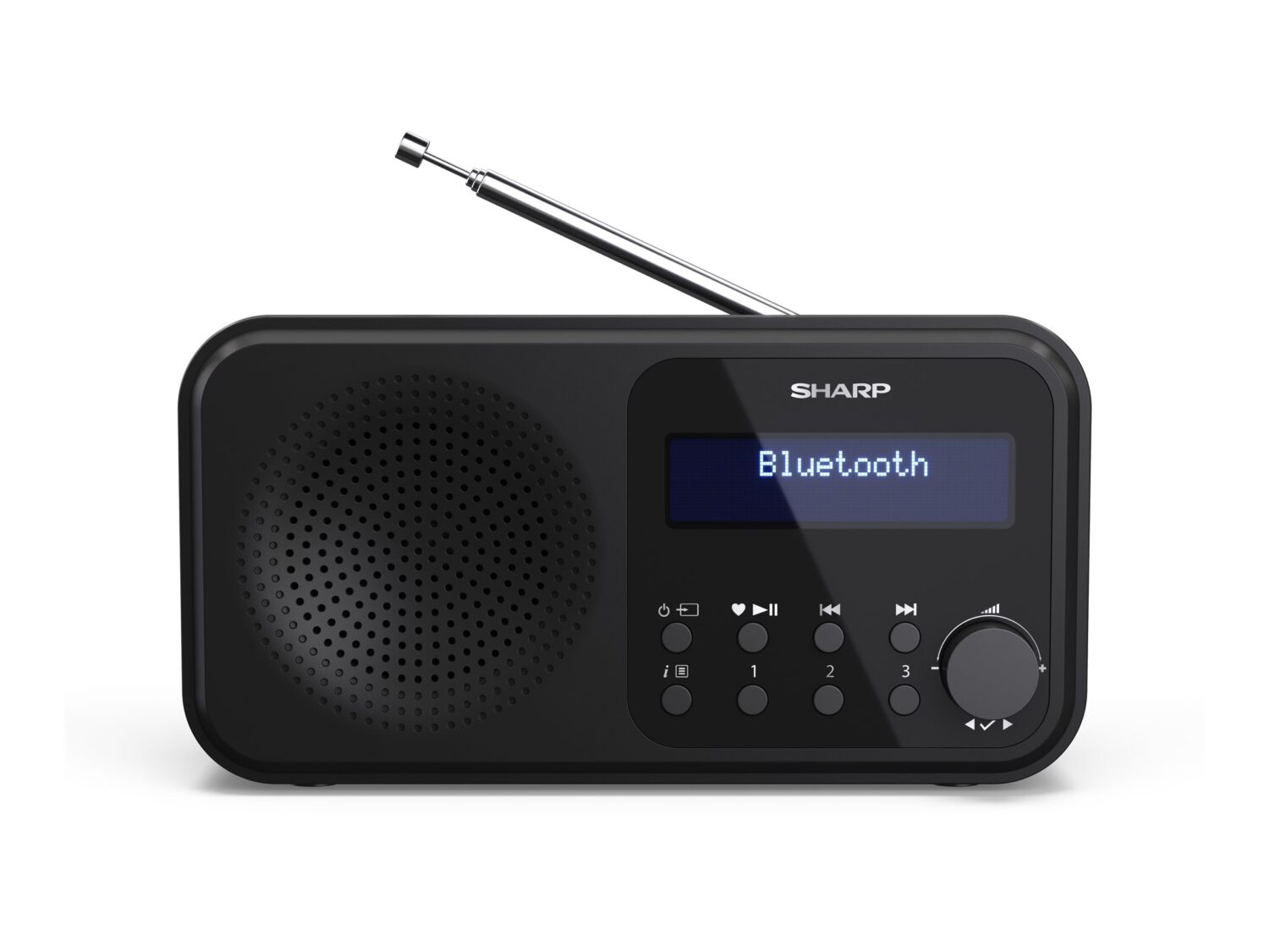 Sharp DR-P420(BK) Tokyo Portable Digital Radio, FM/DAB/DAB+, Bluetooth 5.0, USB or Battery Powered, Midnight Black | Sharp | Tokyo Portable Digital Radio | DR-P420(BK) | Bluetooth | Midnight Black - Image 5