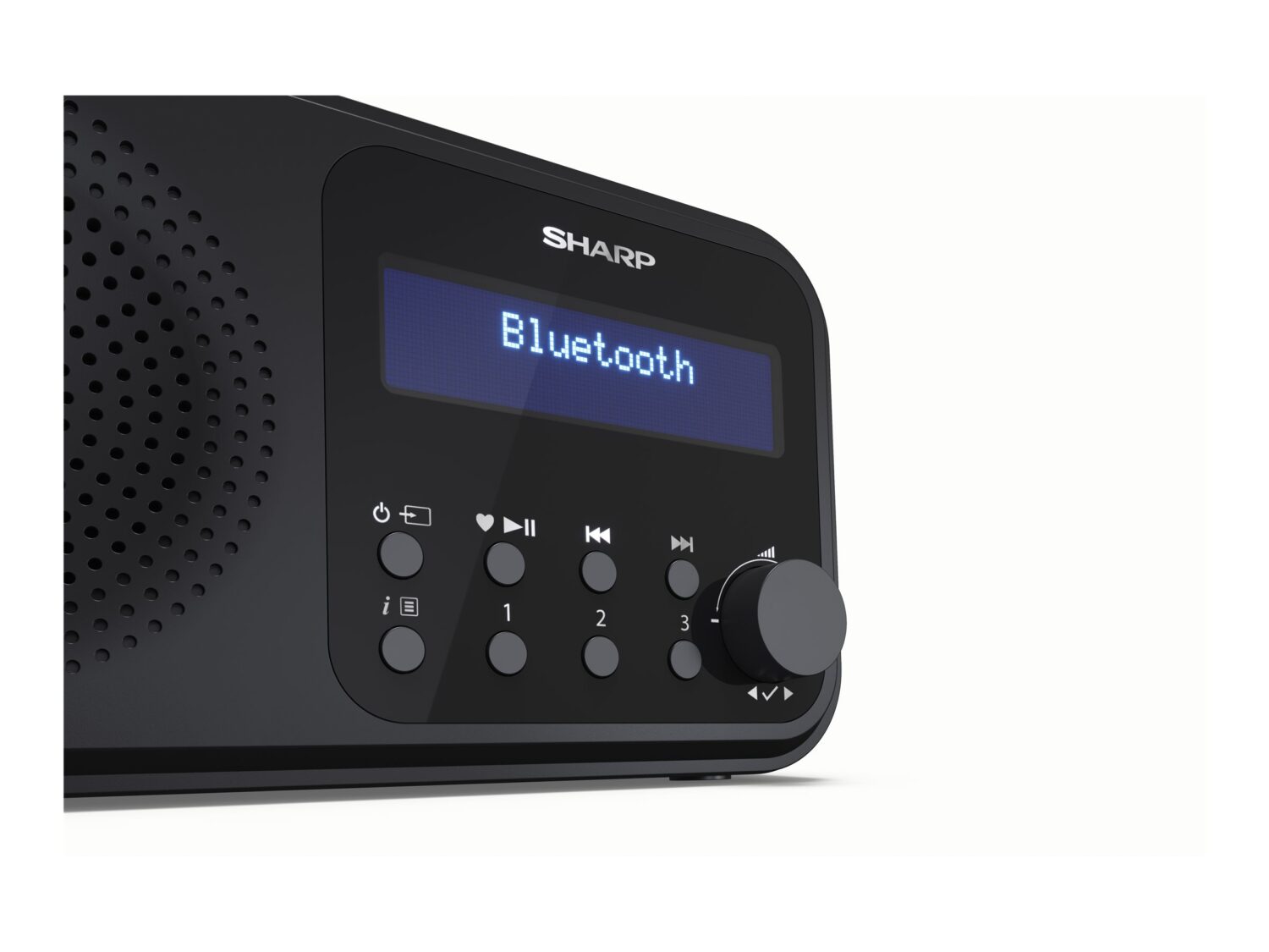 Sharp DR-P420(BK) Tokyo Portable Digital Radio, FM/DAB/DAB+, Bluetooth 5.0, USB or Battery Powered, Midnight Black | Sharp | Tokyo Portable Digital Radio | DR-P420(BK) | Bluetooth | Midnight Black - Image 8