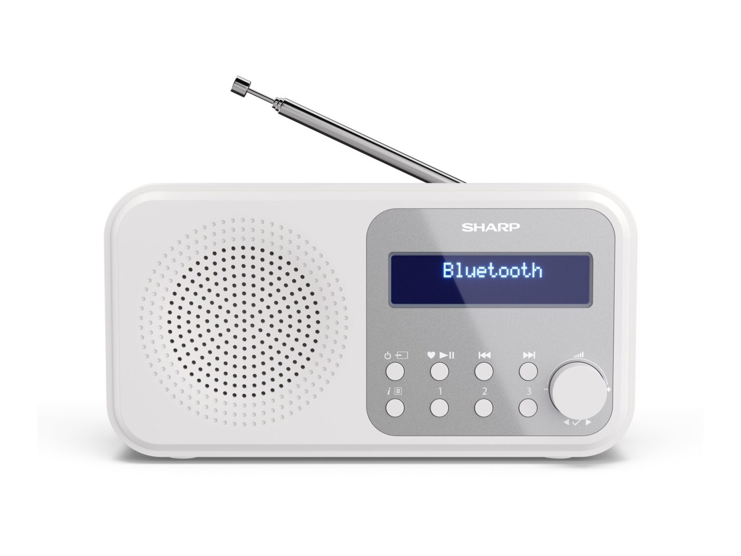 Sharp DR-P420(WH) Tokyo Portable Digital Radio, FM/DAB/DAB+, Bluetooth 5.0, USB or Battery Powered, Snowy White | Sharp | Tokyo Portable Digital Radio | DR-P420(WH) | Bluetooth | White - Image 9