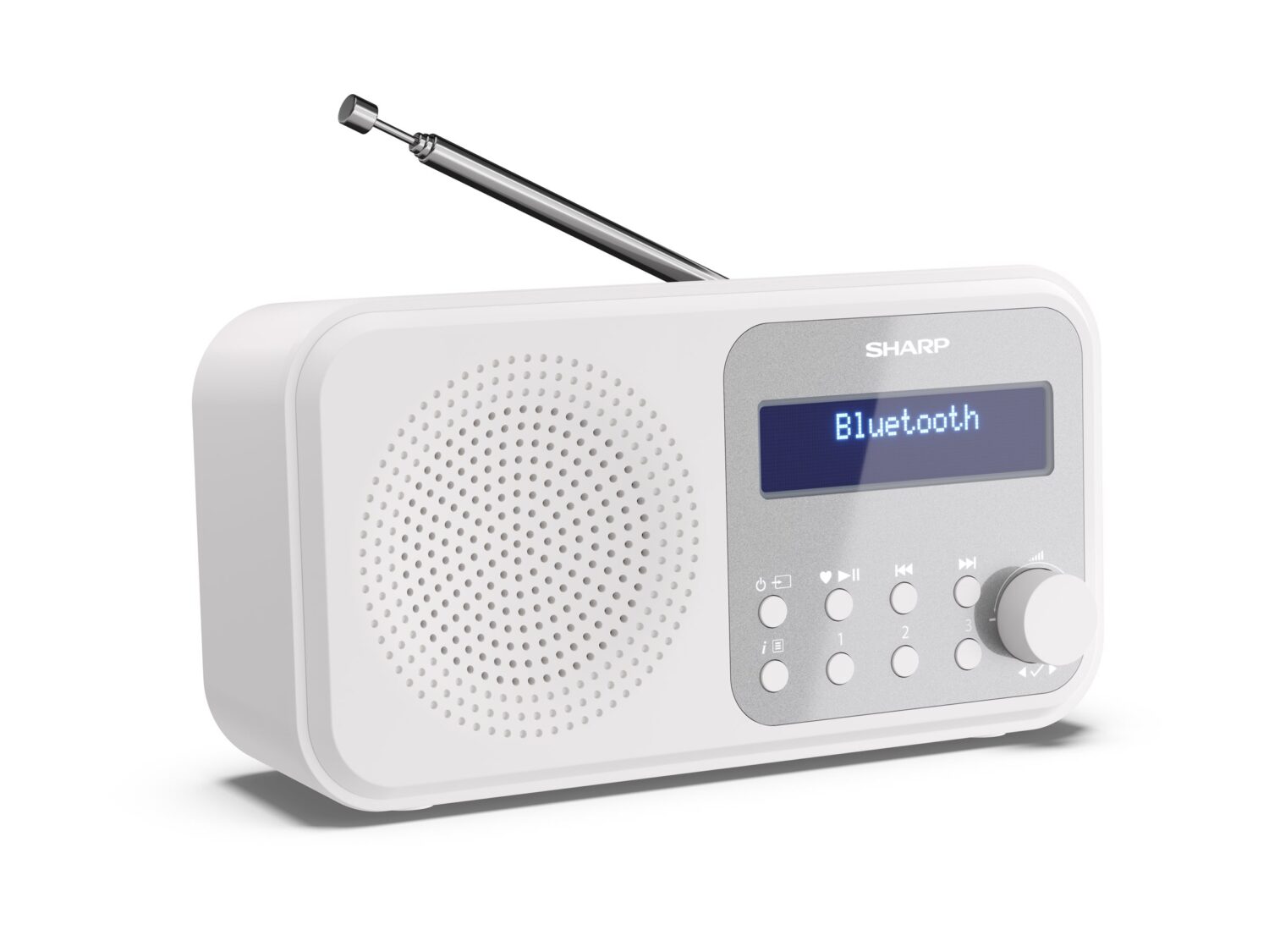 Sharp DR-P420(WH) Tokyo Portable Digital Radio, FM/DAB/DAB+, Bluetooth 5.0, USB or Battery Powered, Snowy White | Sharp | Tokyo Portable Digital Radio | DR-P420(WH) | Bluetooth | White - Image 10