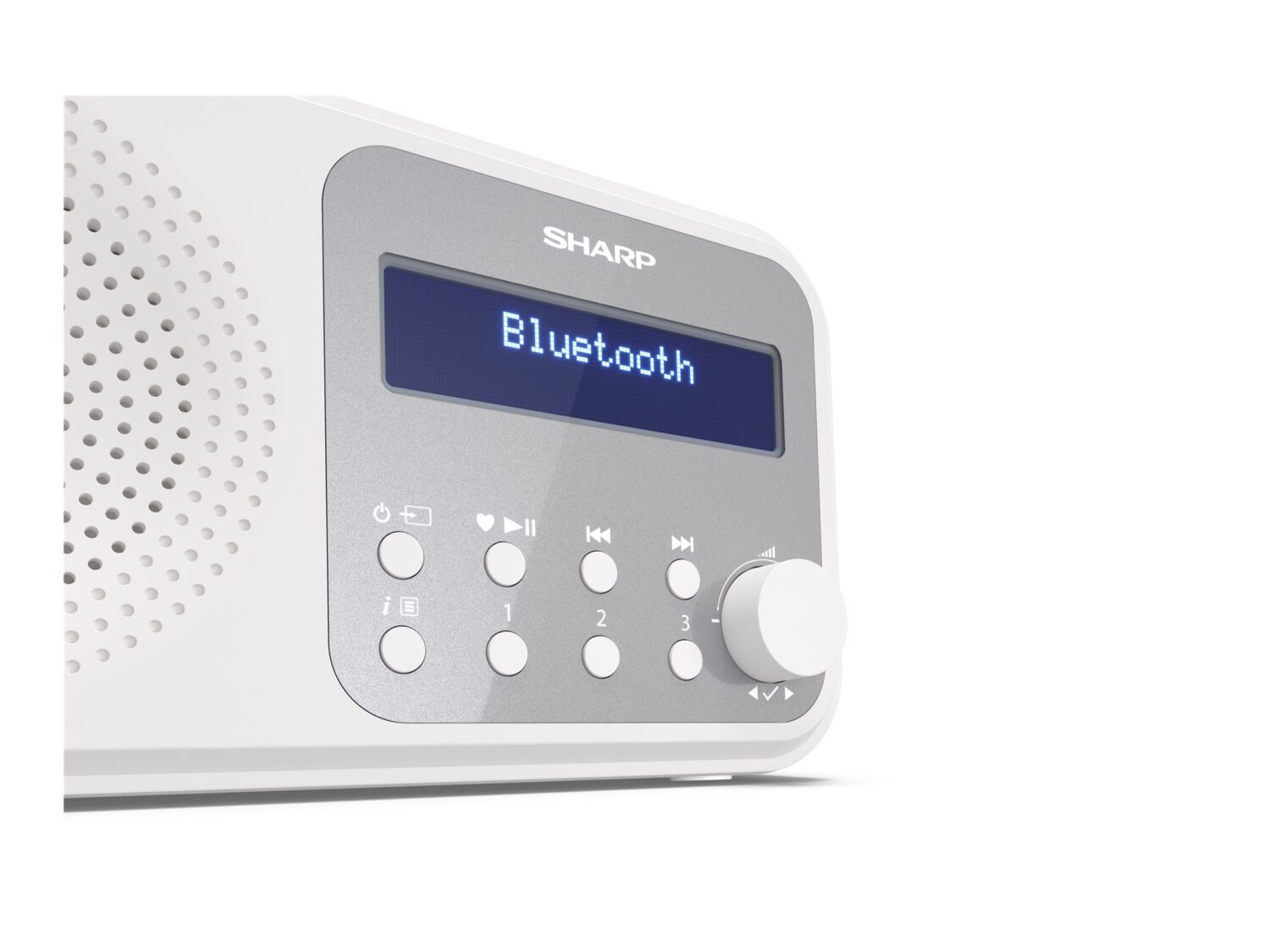 Sharp DR-P420(WH) Tokyo Portable Digital Radio, FM/DAB/DAB+, Bluetooth 5.0, USB or Battery Powered, Snowy White | Sharp | Tokyo Portable Digital Radio | DR-P420(WH) | Bluetooth | White - Image 12