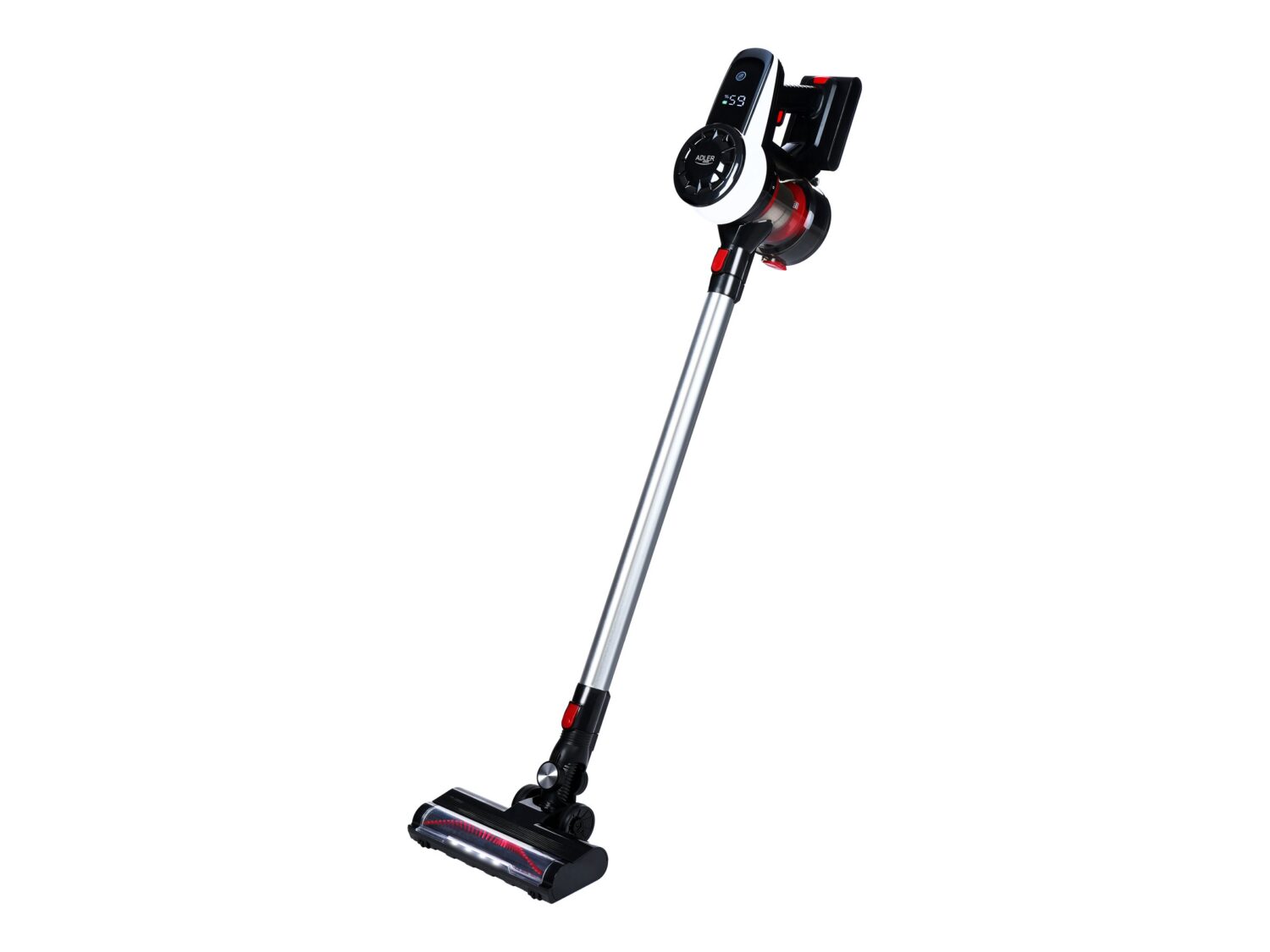 Adler | Vacuum Cleaner | AD 7048 | Cordless operating | Handstick/Handheld | 350 W | Operating time (max) 30 min | Black/Red/White | Warranty 24 month(s) - Image 15