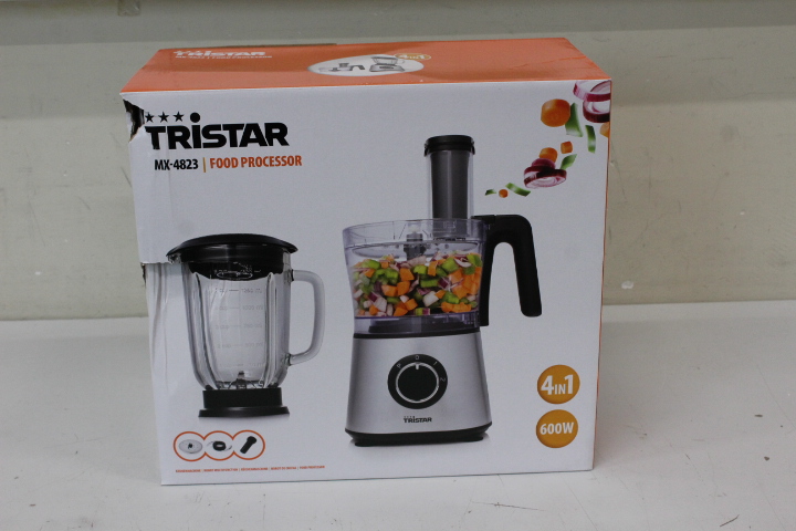 SALE OUT. | Tristar | Food Processor | MX-4823 | 600 W | Bowl capacity 1.5 L | Number of speeds 2 | Silver | DAMAGED PACKAGING