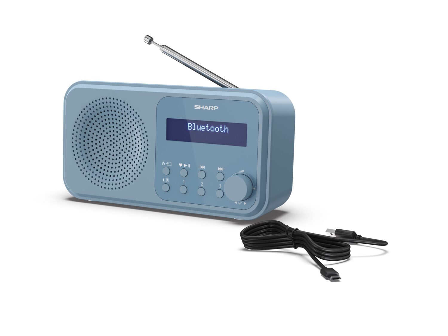 Sharp | Tokyo Digital Radio | DR-P420(BL) | Bluetooth | Blue | Portable | Wireless connection - Image 4