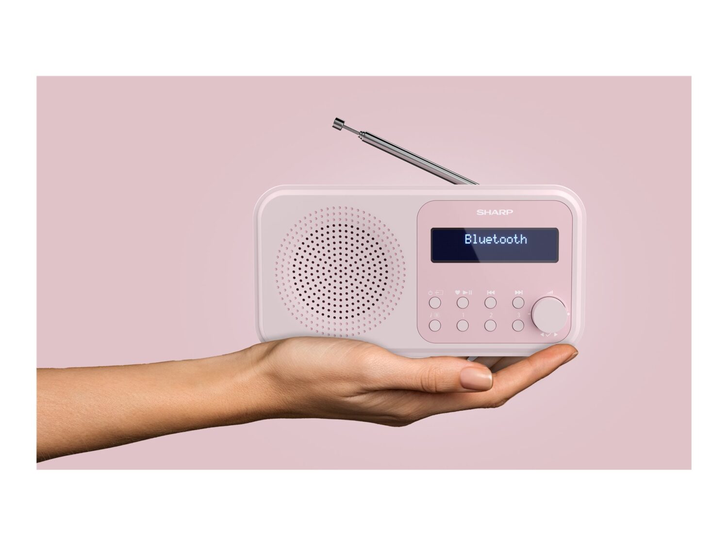 Sharp | Tokyo Digital Radio | DR-P420(PK) | Bluetooth | Pink | Portable | Wireless connection - Image 8