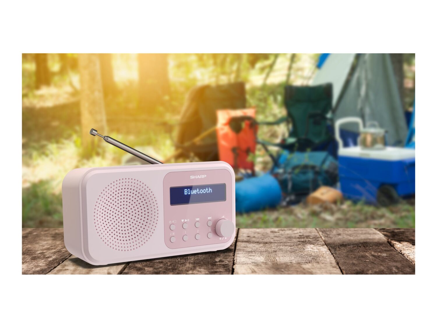 Sharp | Tokyo Digital Radio | DR-P420(PK) | Bluetooth | Pink | Portable | Wireless connection - Image 9