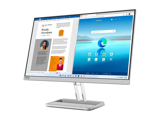 Lenovo | L27i-4A | 27 " | In-plane switching | 16:9 | 100 Hz | 1 ms | 1920 x 1080 pixels | 300 cd/m² | HDMI ports quantity 2 | Cloud Grey | Warranty 36 month(s) - Image 2