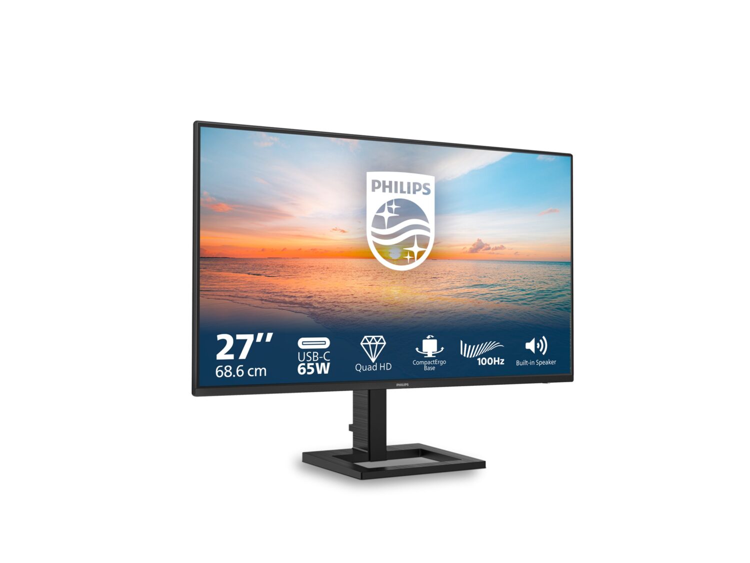 Philips | 27E1N1600AE/00 | 27 " | IPS | 16:9 | 100 Hz | 4 ms | 2560 x 1440 pixels | 350 cd/m² | HDMI ports quantity 1 | Warranty 36 month(s) - Image 27