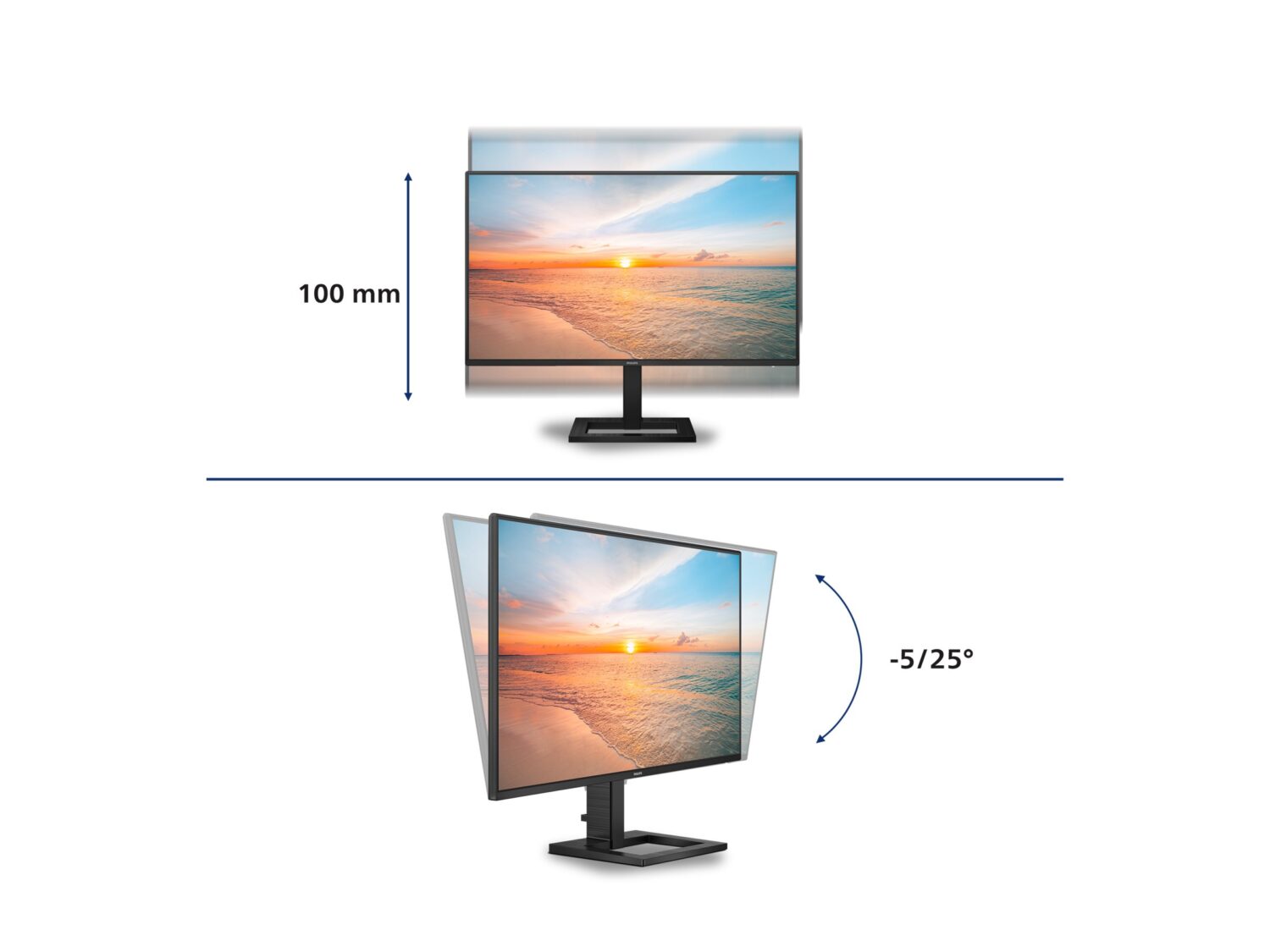 Philips | 27E1N1600AE/00 | 27 " | IPS | 16:9 | 100 Hz | 4 ms | 2560 x 1440 pixels | 350 cd/m² | HDMI ports quantity 1 | Warranty 36 month(s) - Image 28