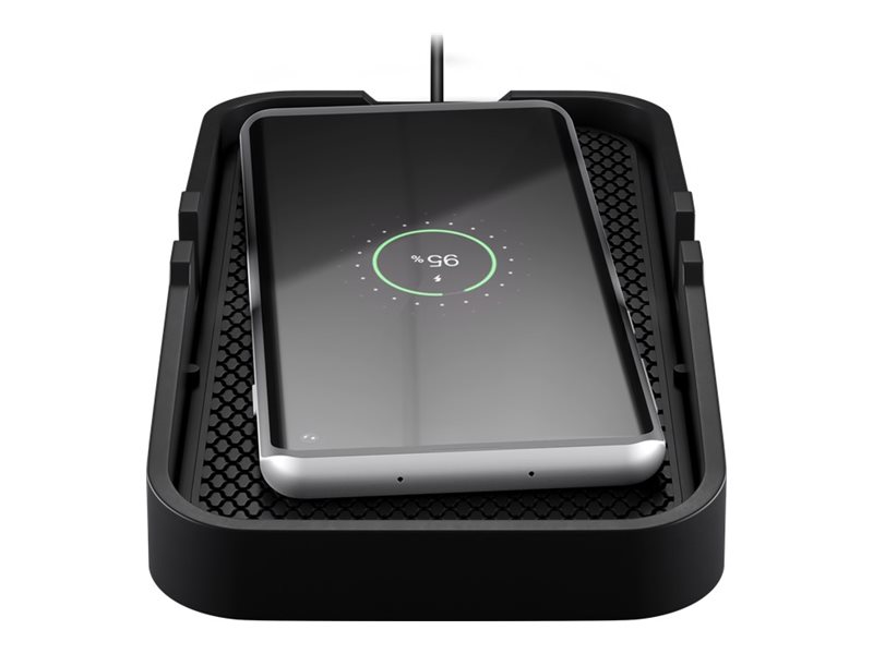 Goobay 60471 Wireless Vehicle Fast Charger 15 W, Black | Goobay