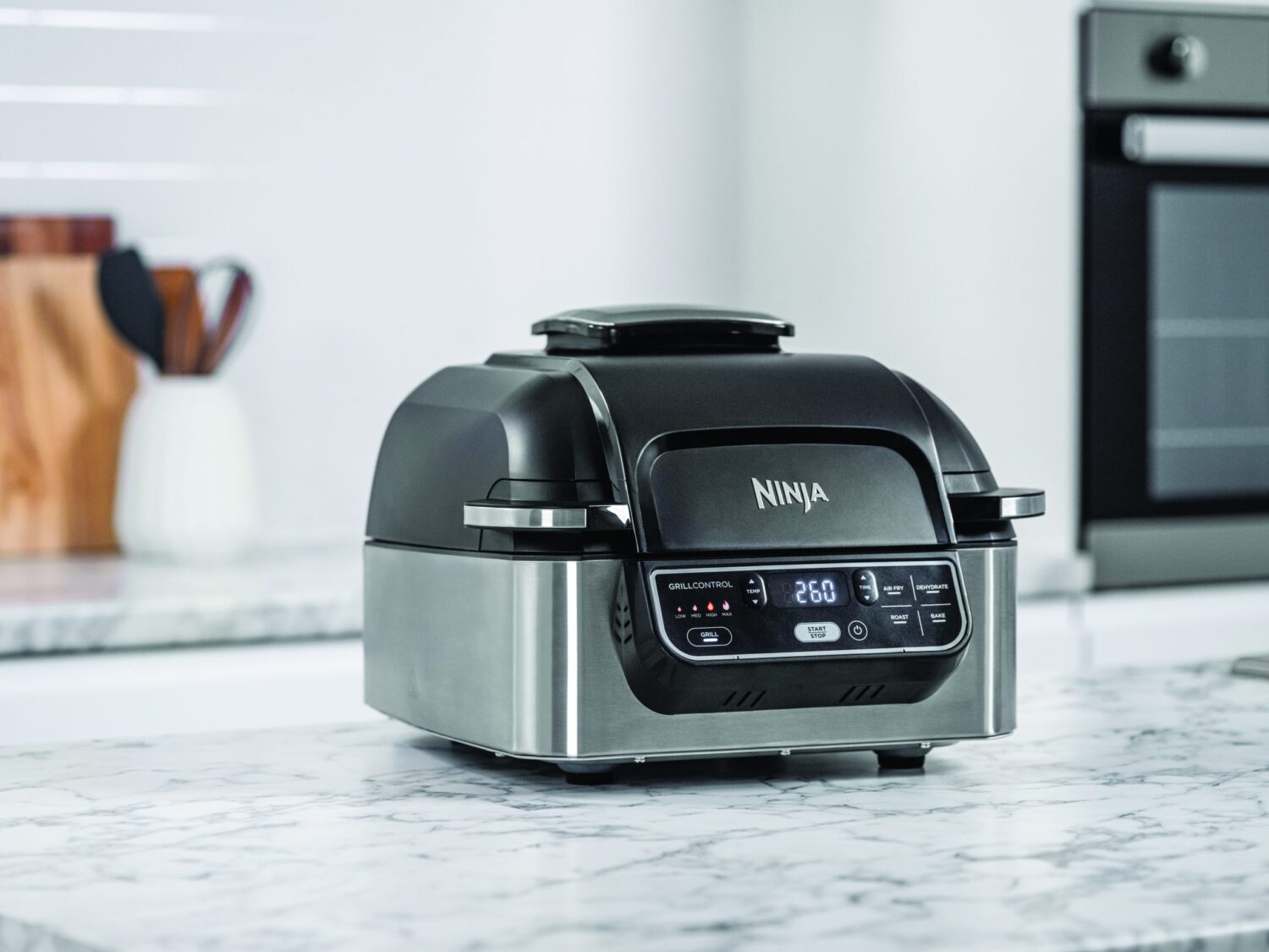 NINJA | Hot Air Fryer | AG301EU | Capacity 5.7 L | Cyclonic Air Technology | Black/Stainless Steel - Image 7