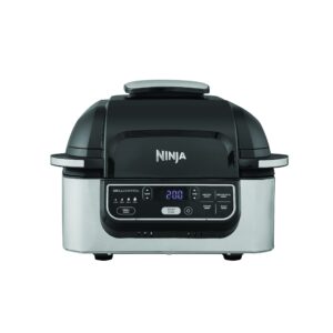 NINJA | Hot Air Fryer | AG301EU | Capacity 5.7 L | Cyclonic Air Technology | Black/Stainless Steel