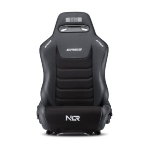 Next Level Racing | Premium PU Leather | Reclining Seat | ERS3 Elite PU Leather & Suede Edition | Black