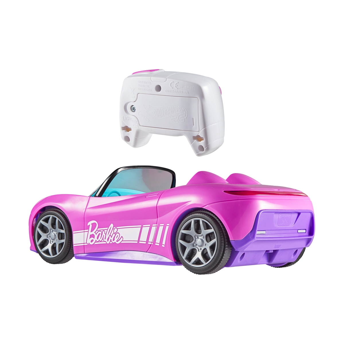 Mattel | RC Car Model Barbie Convertible, JBH05 - Image 4