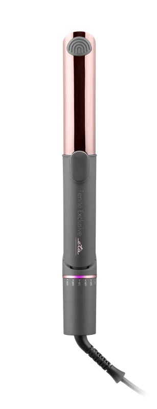 ETA Hair Straightener and Curler | ETA132390000 Fenité Exclusive 2-in-1 | Ceramic heating system | Temperature (min) 140 °C | Temperature (max) 200 °C | Number of heating levels 5 | 1700 W | Grey/Pink - Image 3