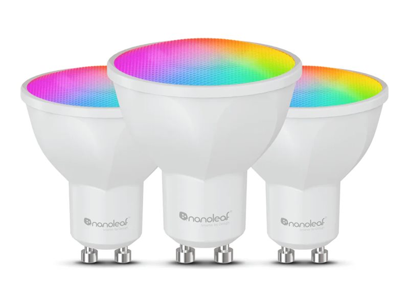 Nanoleaf Essentials Matter Wi-Fi Smart Bulb, 3pcs | GU10 | RGBCW - Image 6
