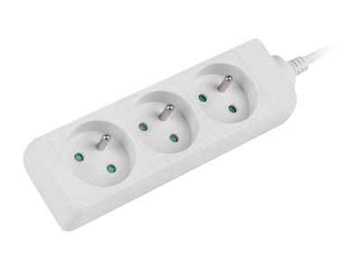 Lanberg Cable Power Strip 3M 3X French Outlets Quality-Grade Copper | PS0-03E-0300-W - Image 8