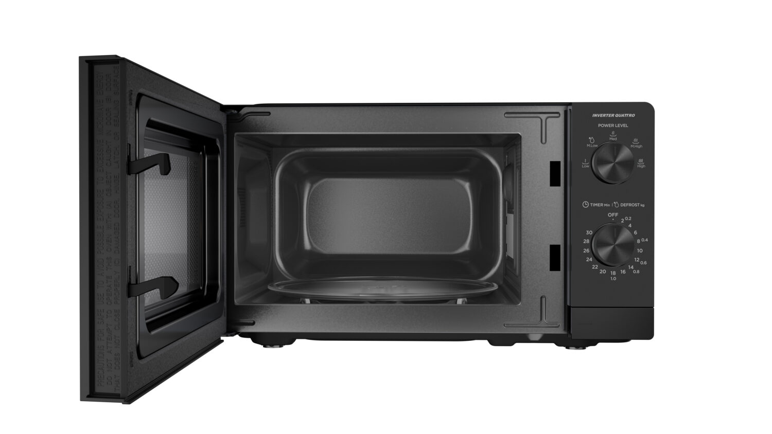 Midea Microwave oven | MMO-MMP01MZ(BK) | Free standing | 20 L | 700 W | Black - Image 2