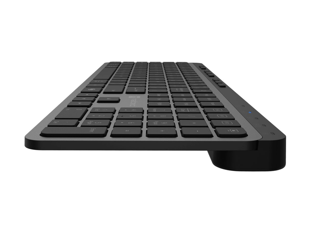 Natec Keyboard, Medusa, US Layout, X- Scissors Slim, Wireless, Black | Natec - Image 13