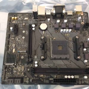 SALE OUT. ASRock AMD AM4 A520/2DDR4/4SATA3 | ASRock A520M-HVS | Processor family AMD | Processor socket AM4 | DDR4 DIMM | Memory slots 2 | Supported hard disk drive interfaces SATA3, M.2 | Number of SATA connectors 4 | Chipset AMD A520 | Micro ATX | USED, REFURBISHED, WITHOUT ORIGINAL PACKAGING AND ACCESSORIES, ONLY BACKPANEL INCLUDED